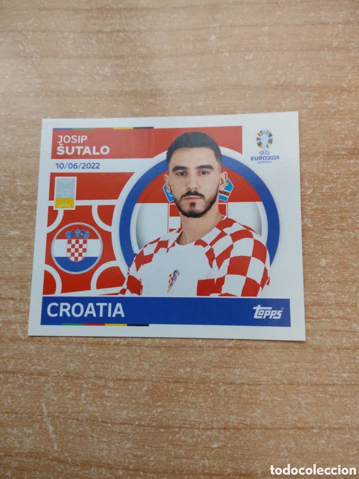Cromos de f&uacute;tbol: 7 SUTALO CROACIA EURO 2024 TOPPS