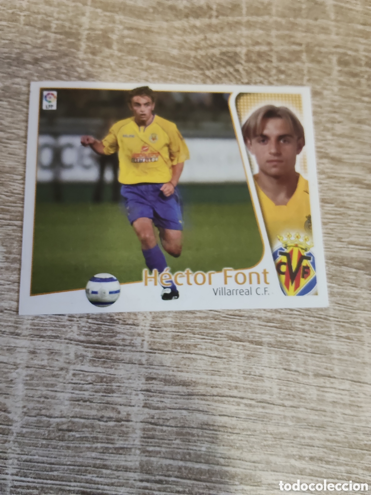Cromos de f&uacute;tbol: H&eacute;ctor Font Villarreal liga 2004 2005 04 05 ediciones este