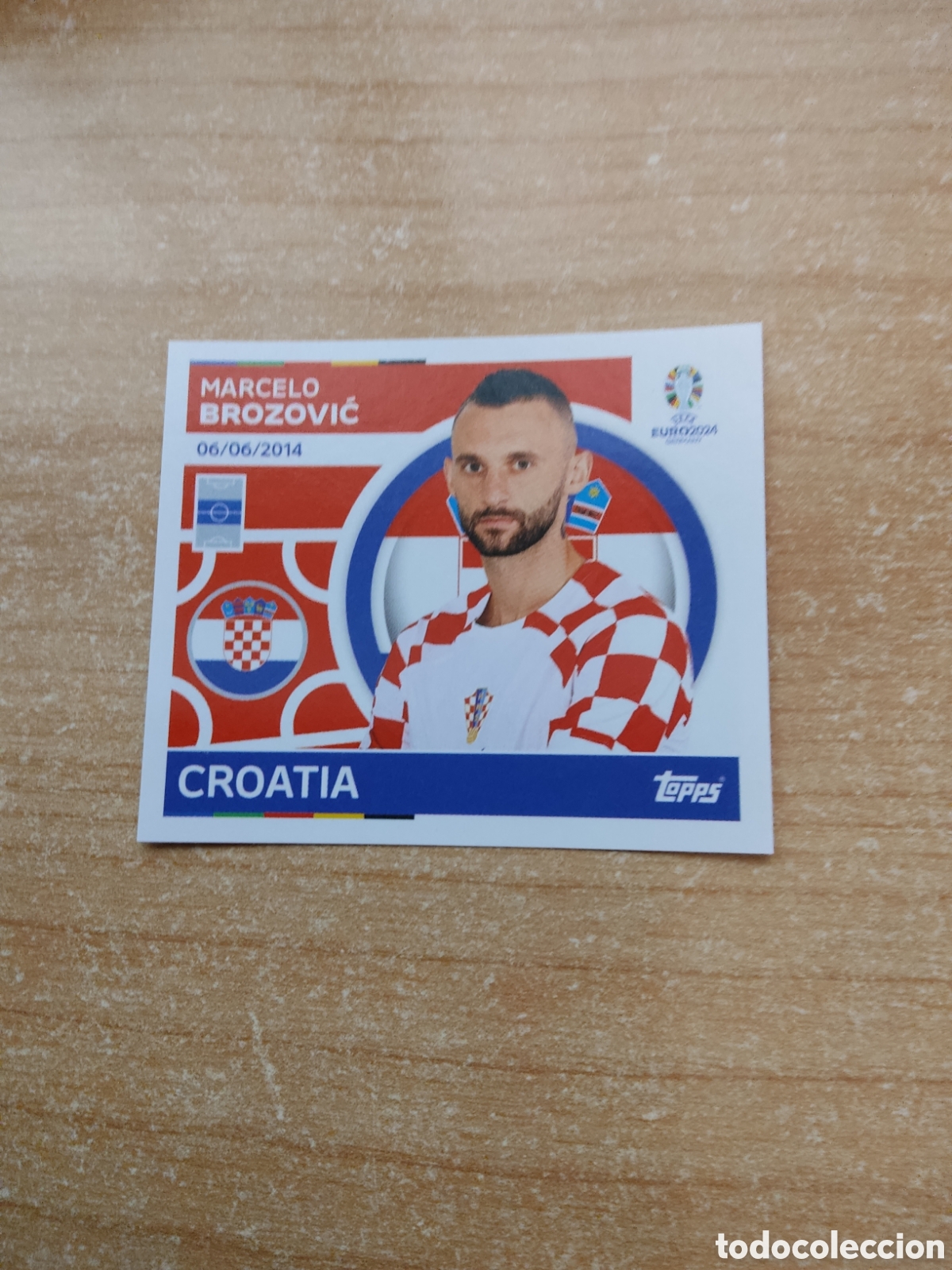 Cromos de f&uacute;tbol: 13 BROZOVIC CROACIA EURO 2024 TOPPS