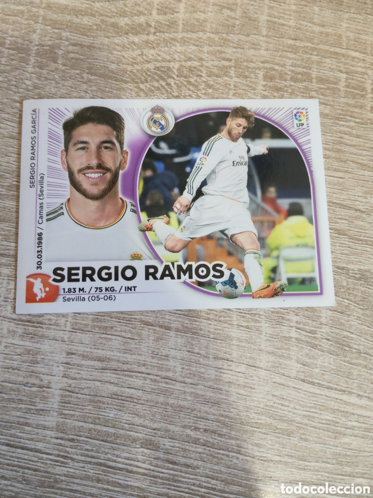 Cromos de f&uacute;tbol: Sergio Ramos Real Madrid liga 2014 2015 14 15 ediciones este