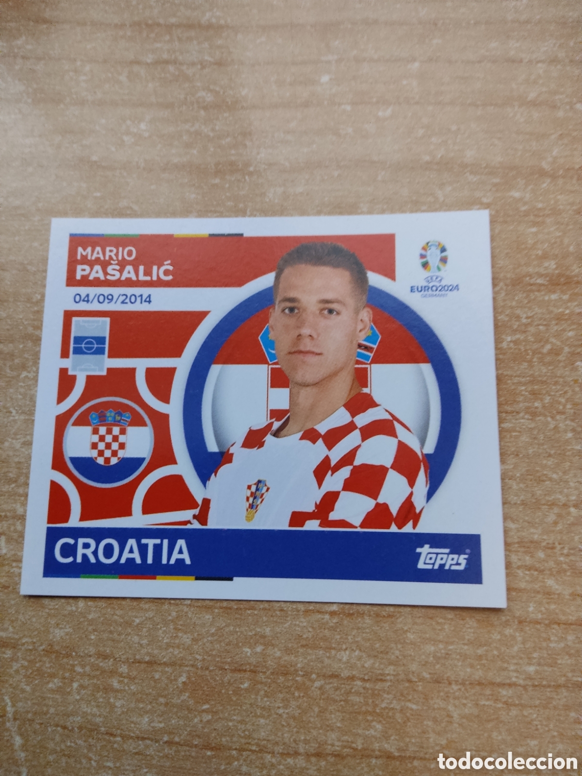 Cromos de f&uacute;tbol: 15 PASALIC CROACIA EURO 2024 TOPPS