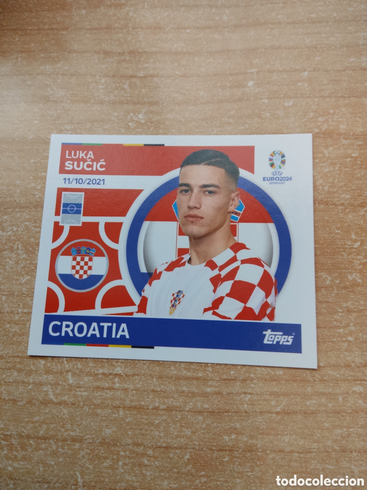 Cromos de f&uacute;tbol: 17 LUKA SUCIC CROACIA EURO 2024 TOPPS