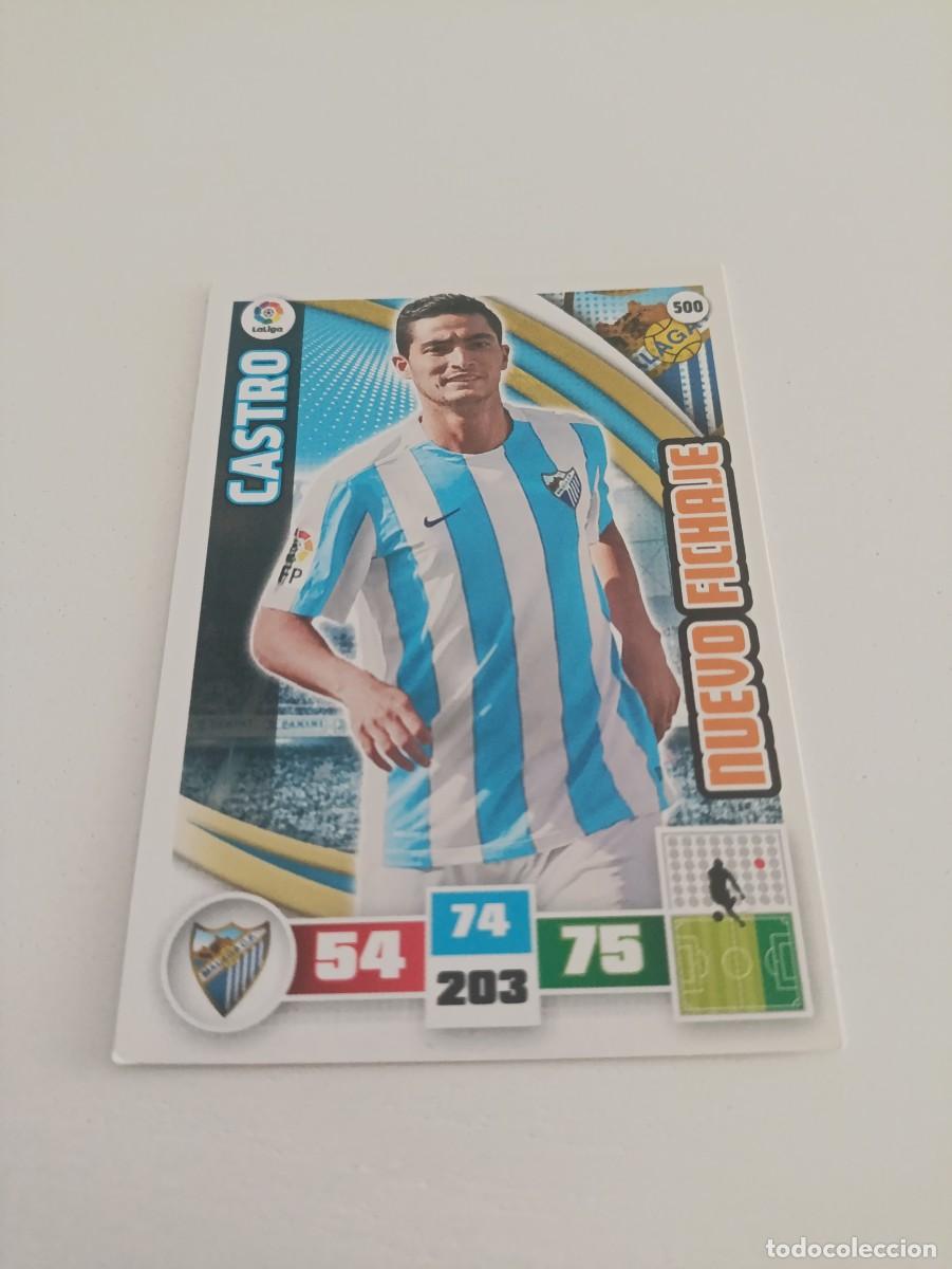 Cromos de f&uacute;tbol: Adrenalyn 2015/16 Castro Malaga