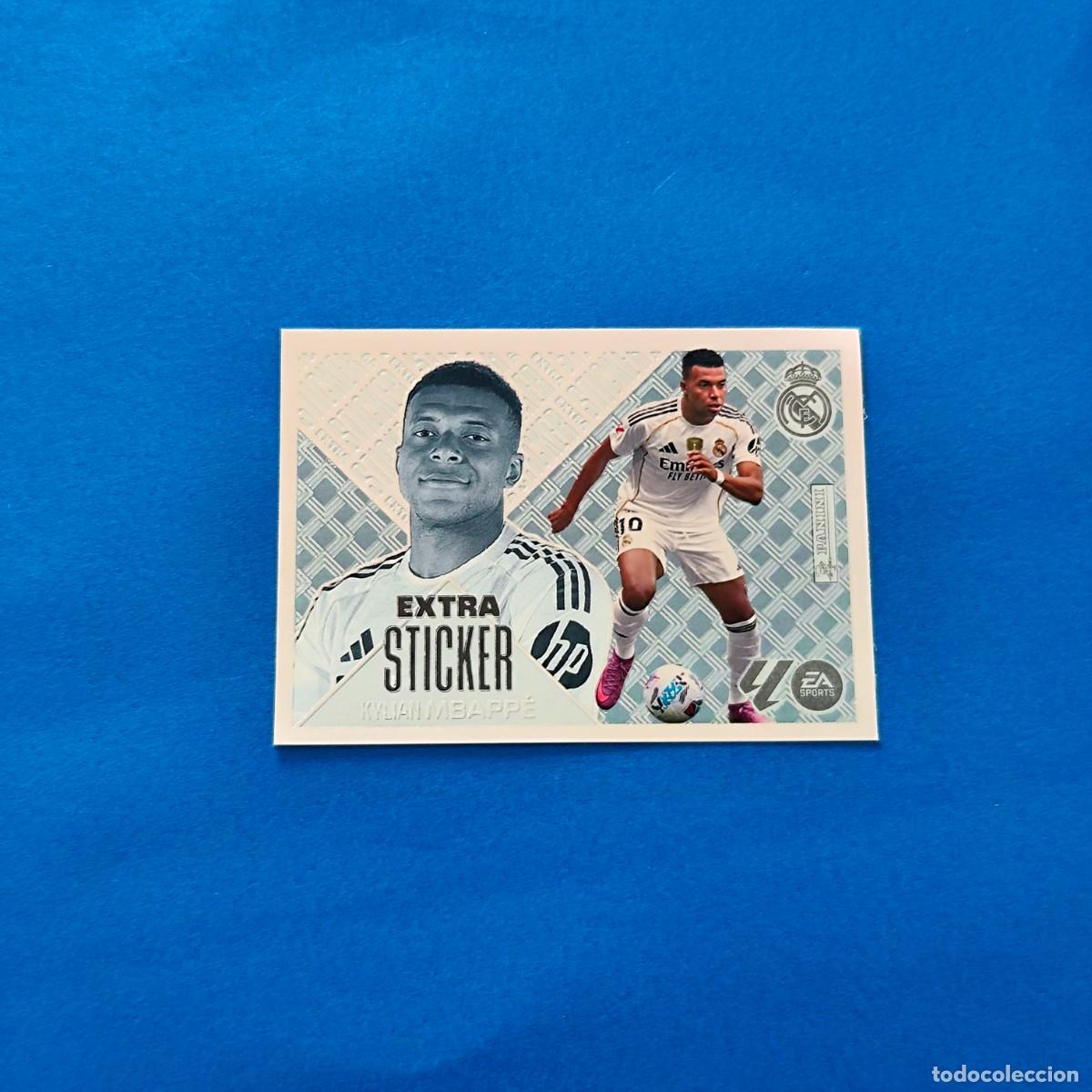 Cromos de f&uacute;tbol: Liga Este 2026 2027 / 26 27 Extra Sticker Plata Mbapp&eacute; Real Madrid