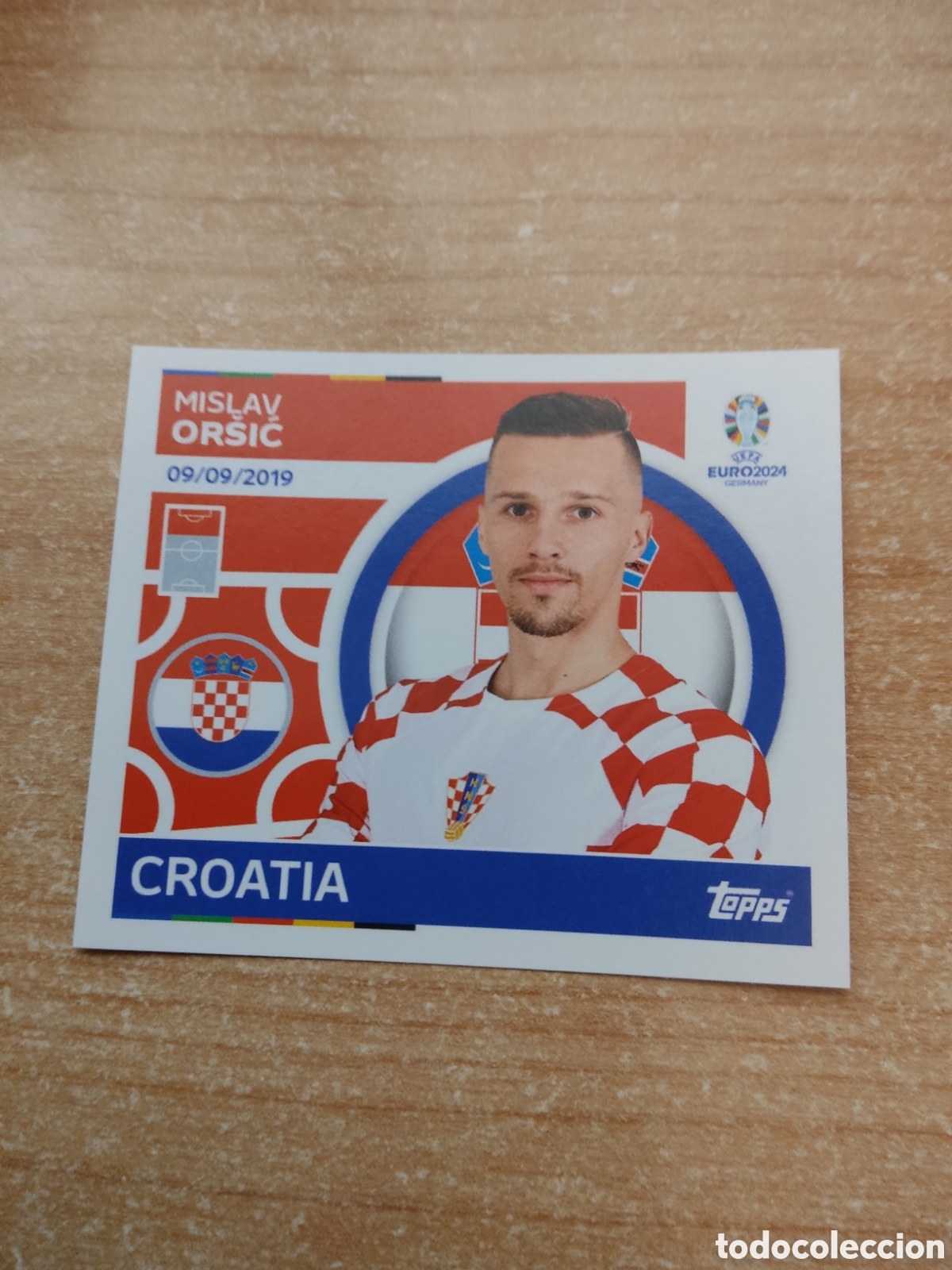 Cromos de f&uacute;tbol: 19 ORSIC CROACIA EURO 2024 TOPPS