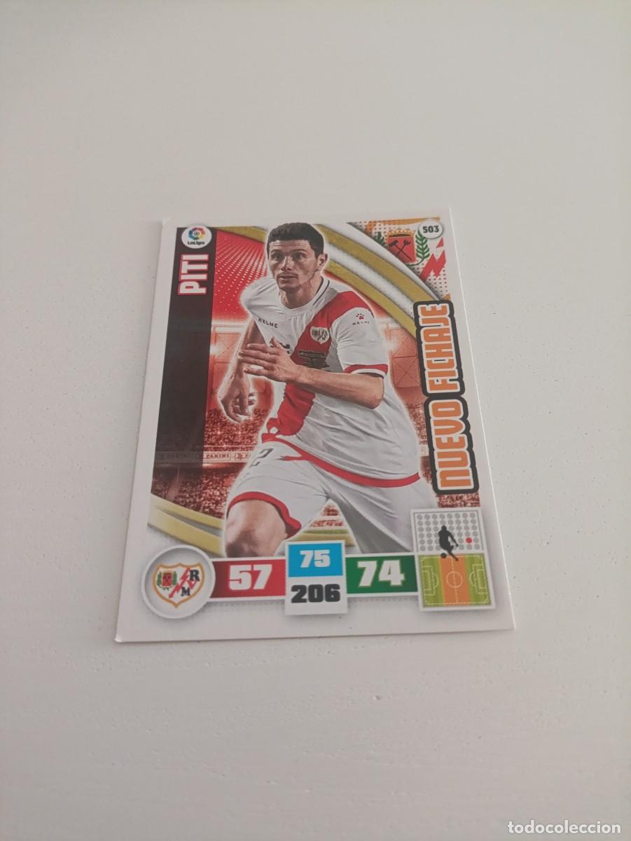 Cromos de f&uacute;tbol: Adrenalyn 2015/16 Piti Rayo Vallecano