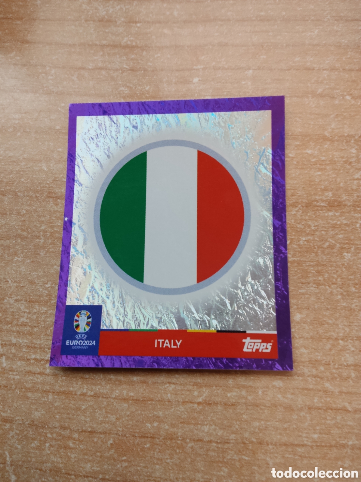 Cromos de f&uacute;tbol: 1 ESCUDO ITALIA EURO 2024 TOPPS