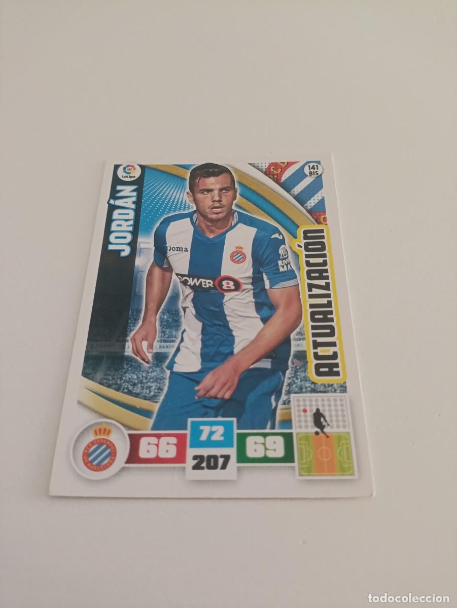 Cromos de f&uacute;tbol: Adrenalyn 2015/16 Jordan Espa&ntilde;ol