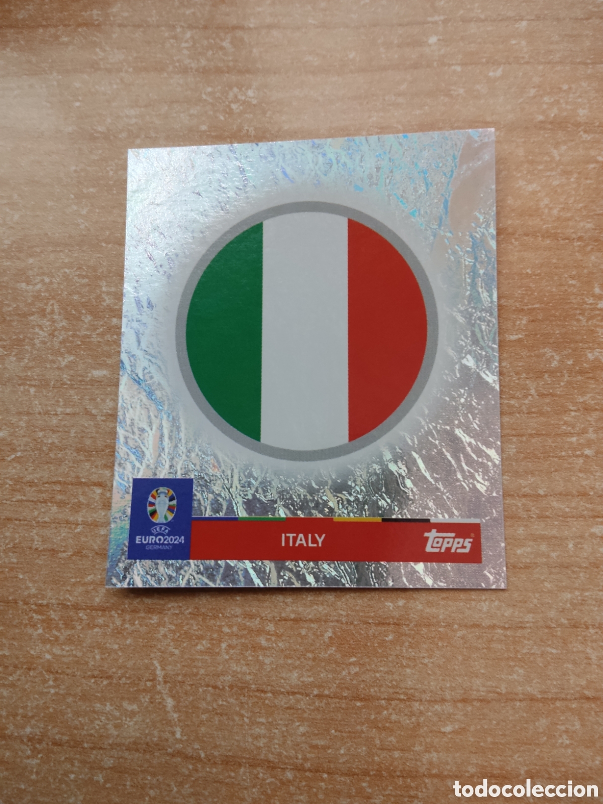 Cromos de f&uacute;tbol: 1 ESCUDO ITALIA EURO 2024 TOPPS