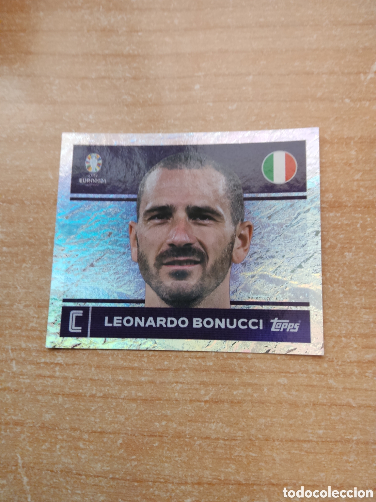 Figurine di Calcio: 2 LEONARDO BONUCCI ITALIA EURO 2024 TOPPS