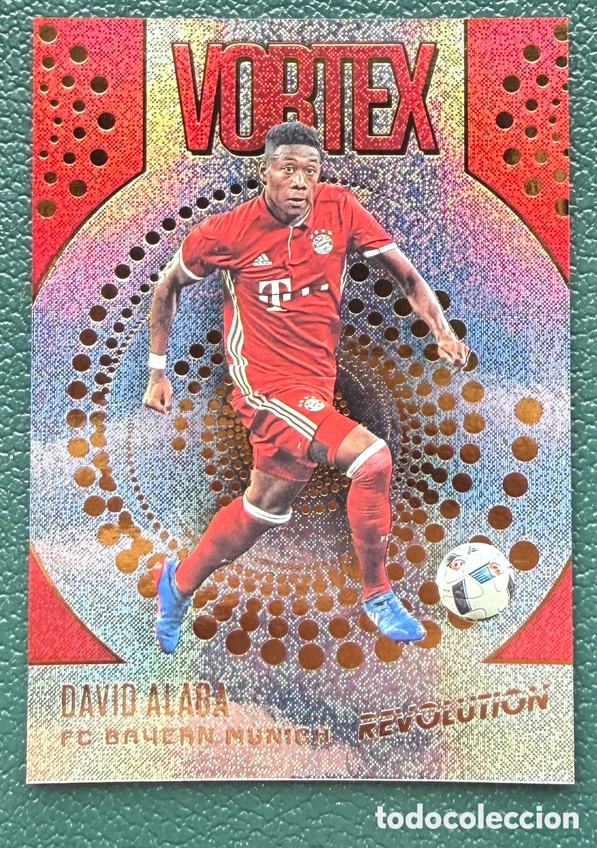 Cartes &agrave; collectionner de Football: V-2 DAVID ALABA BAYERN MUNICH VORTEX FICHAS ALBUM PANINI REVOLUTION SOCCER 2017
