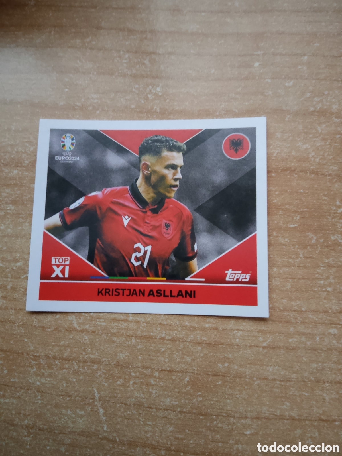 Cartes &agrave; collectionner de Football: TOP2 ASLLANI ALBANIA EURO 2024 TOPPS
