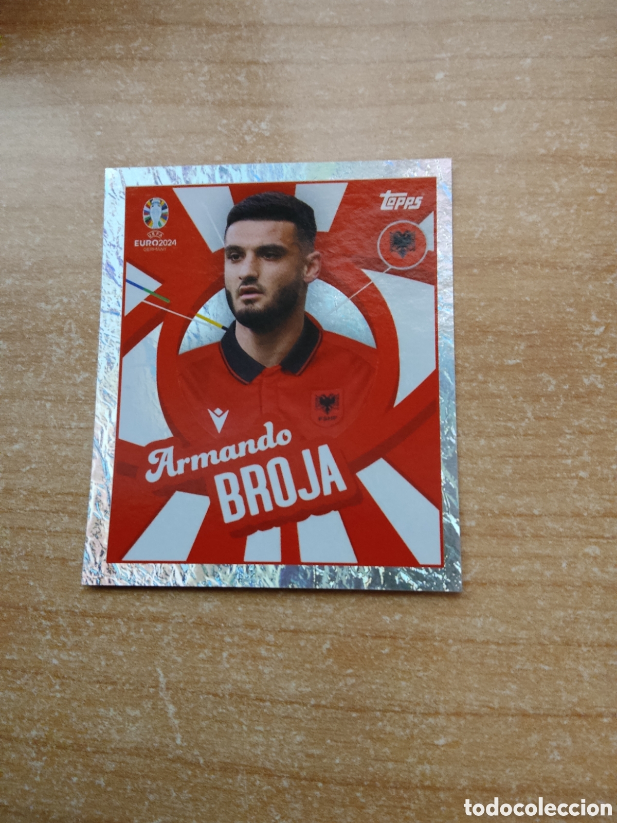 Cromos de f&uacute;tbol: PTW ARMANDO BROJA ALBANIA EURO 2024 TOPPS