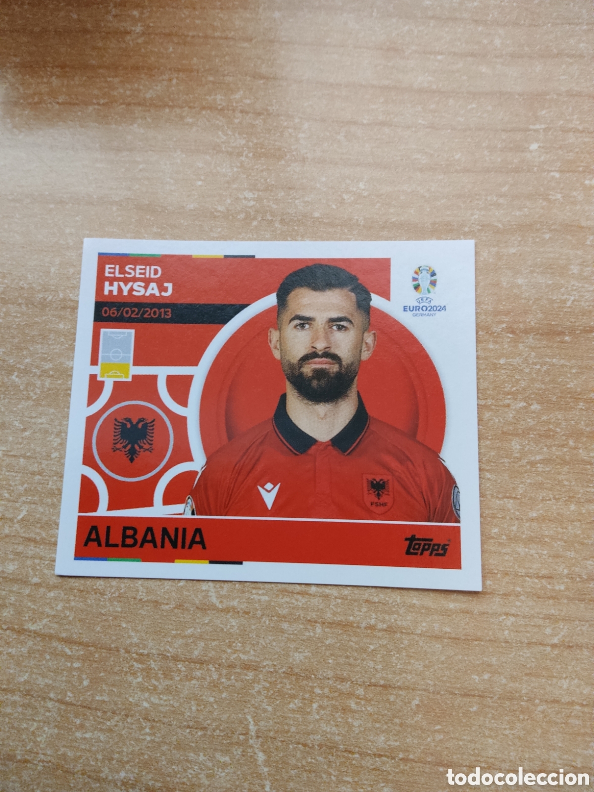 Cromos de f&uacute;tbol: 6 HYSAJ ALBANIA EURO 2024 TOPPS