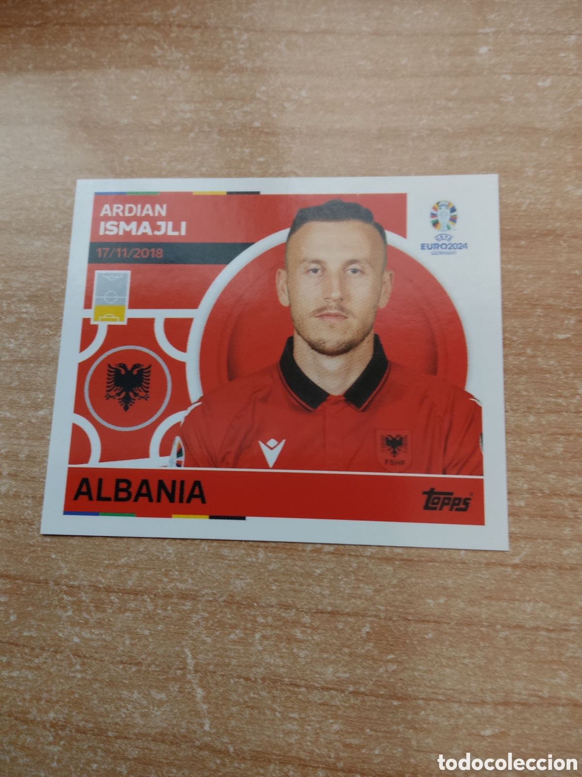 Cromos de f&uacute;tbol: 9 ISMAJLI ALBANIA EURO 2024 TOPPS