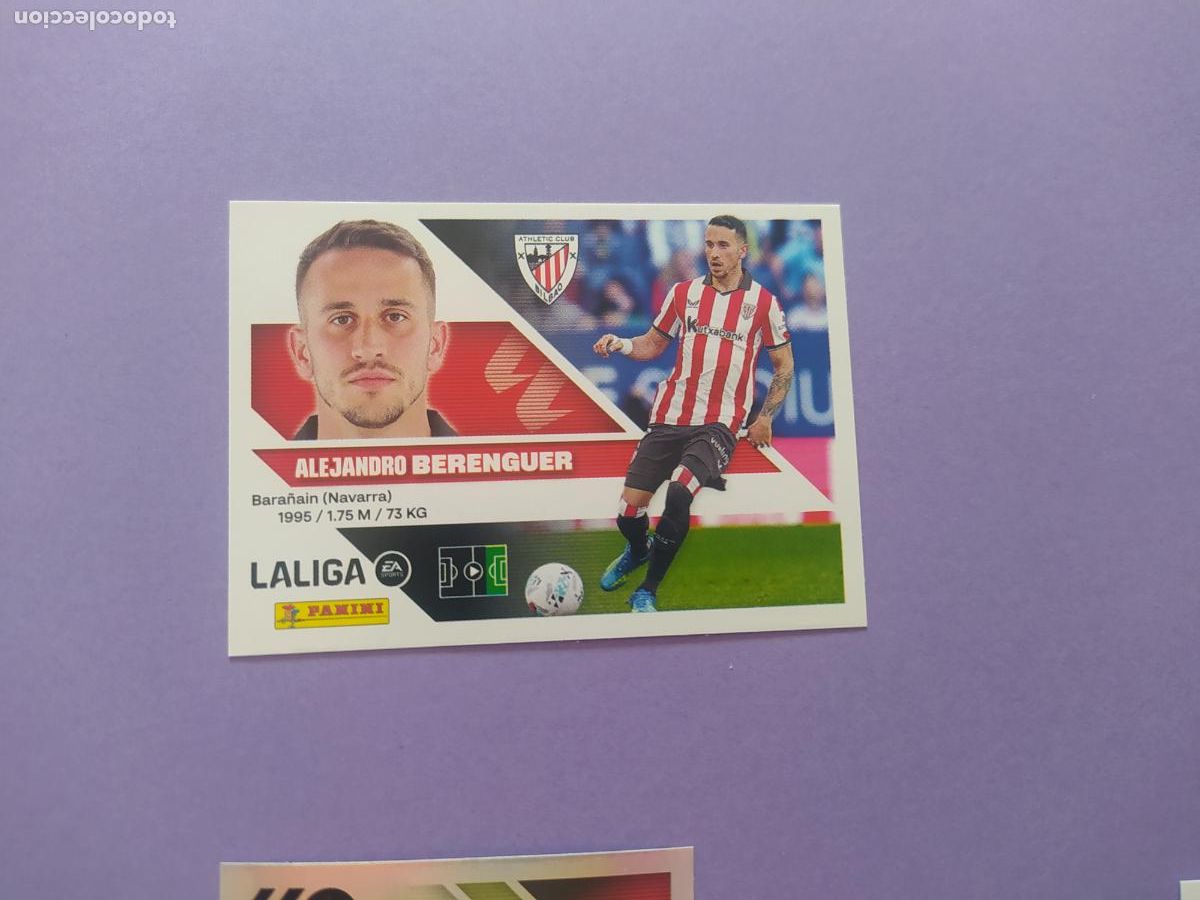 Cromos de f&uacute;tbol: LIGA ESTE 2026 2027 26 27 NUEVO - ATHLETIC CLUB DE BILBAO N&ordm; 16 BERENGUER