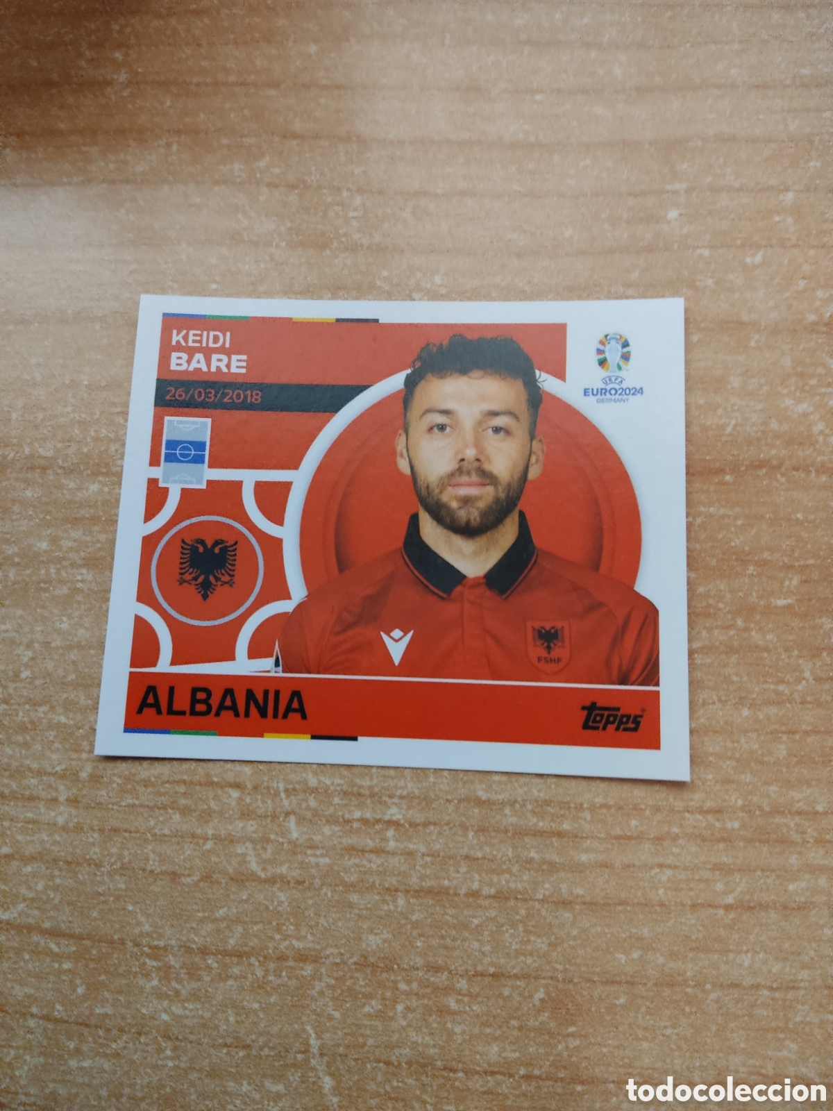 Cromos de f&uacute;tbol: 10 KEIDI BARE ALBANIA EURO 2024 TOPPS