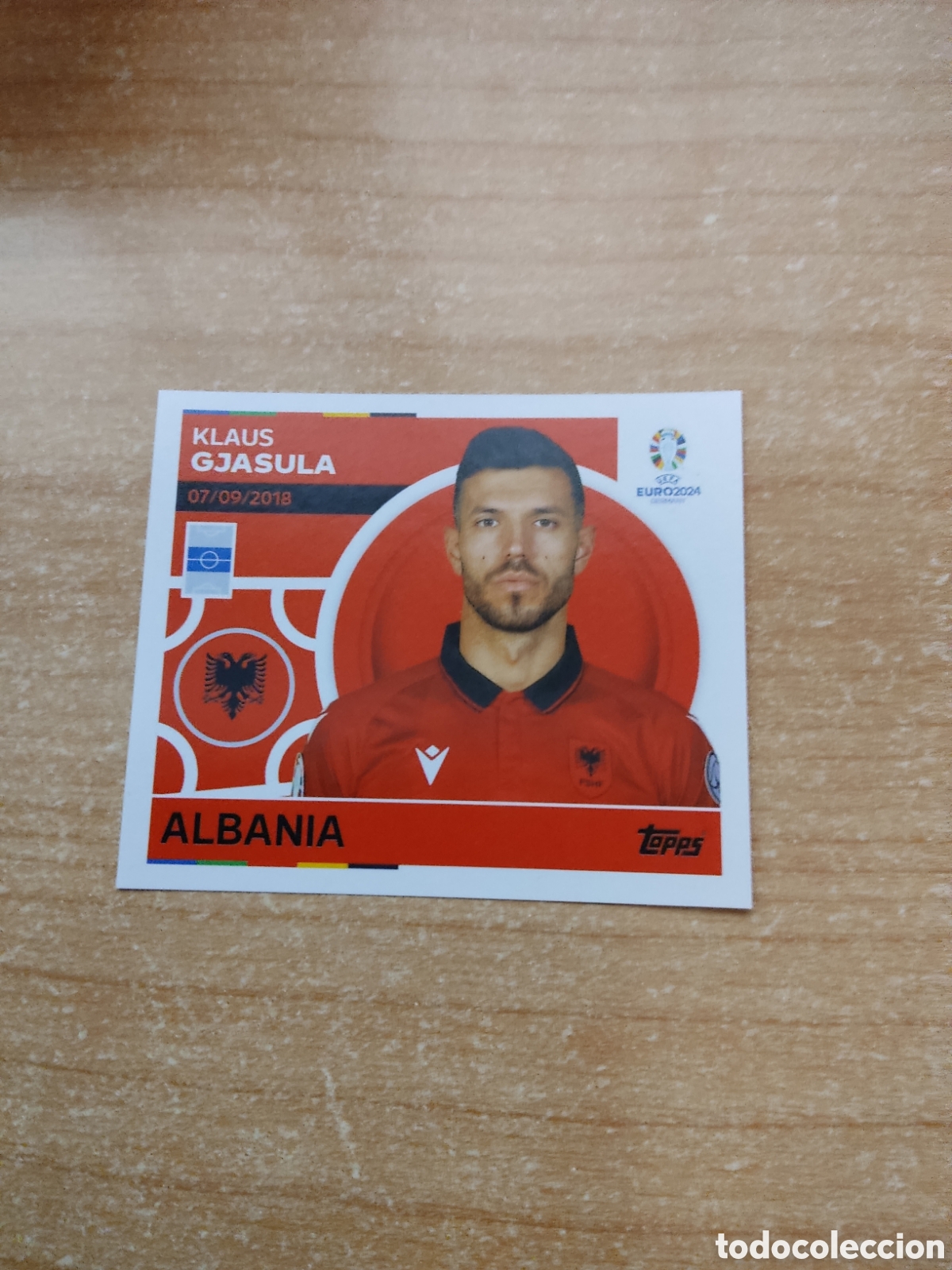 Cromos de f&uacute;tbol: 11 GJASULA ALBANIA EURO 2024 TOPPS