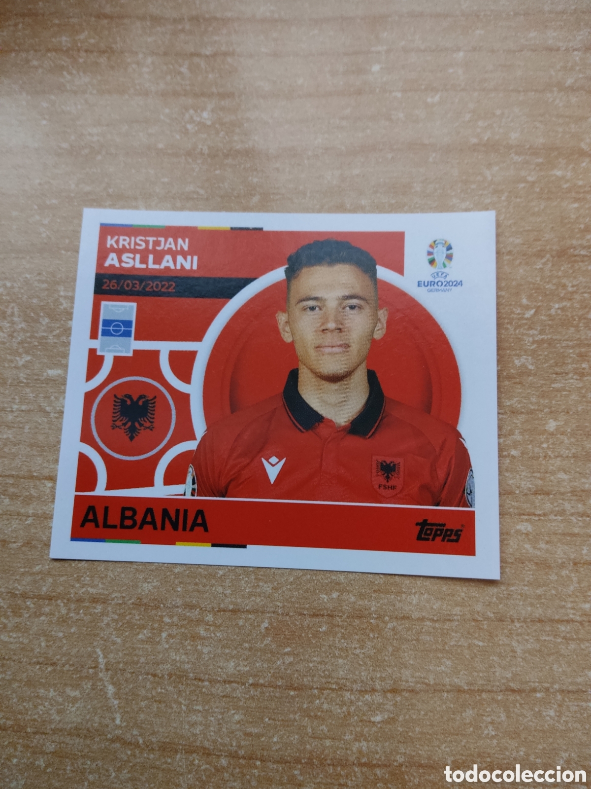 Figurine di Calcio: 13 ASLLANI ALBANIA EURO 2024 TOPPS