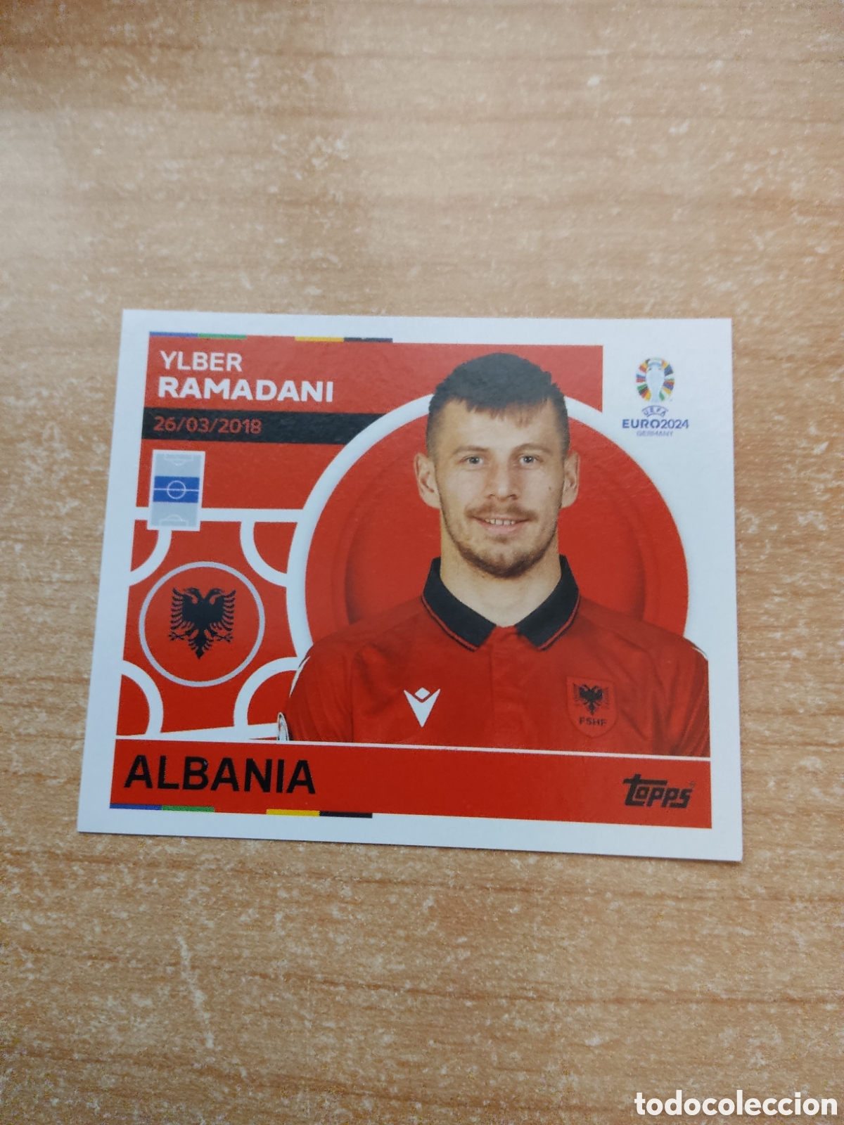 Figurine di Calcio: 15 RAMADANI ALBANIA EURO 2024 TOPPS