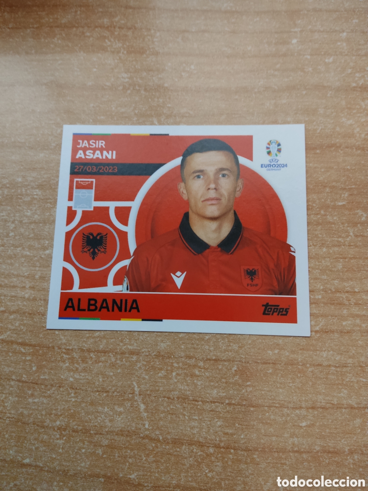 Figurine di Calcio: 16 ASANI ALBANIA EURO 2024 TOPPS