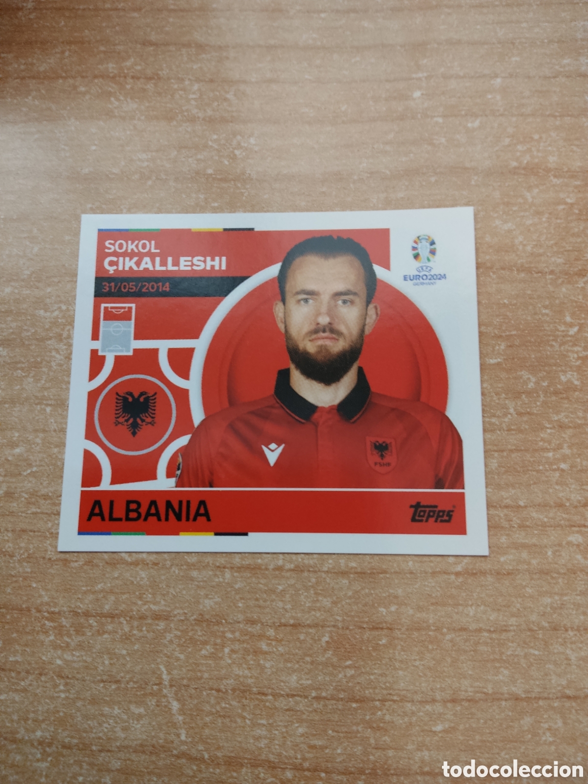 Figurine di Calcio: 18 CIKALLESHI ALBANIA EURO 2024 TOPPS