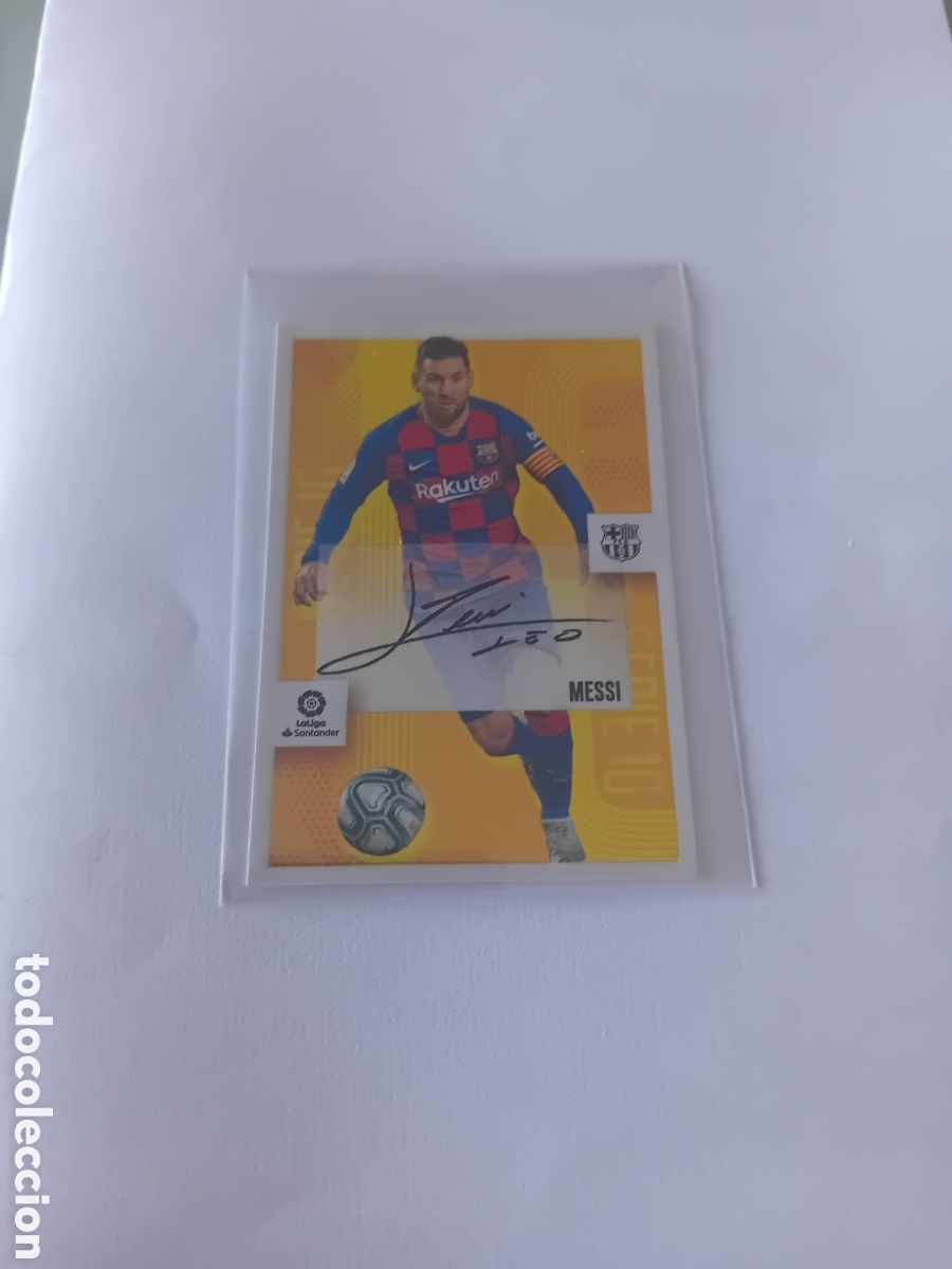 Figurine di Calcio: Messi N&deg;16 Serie 10 Firmada Barcelona 20 21 2020 2021 Este Panini Nuevo