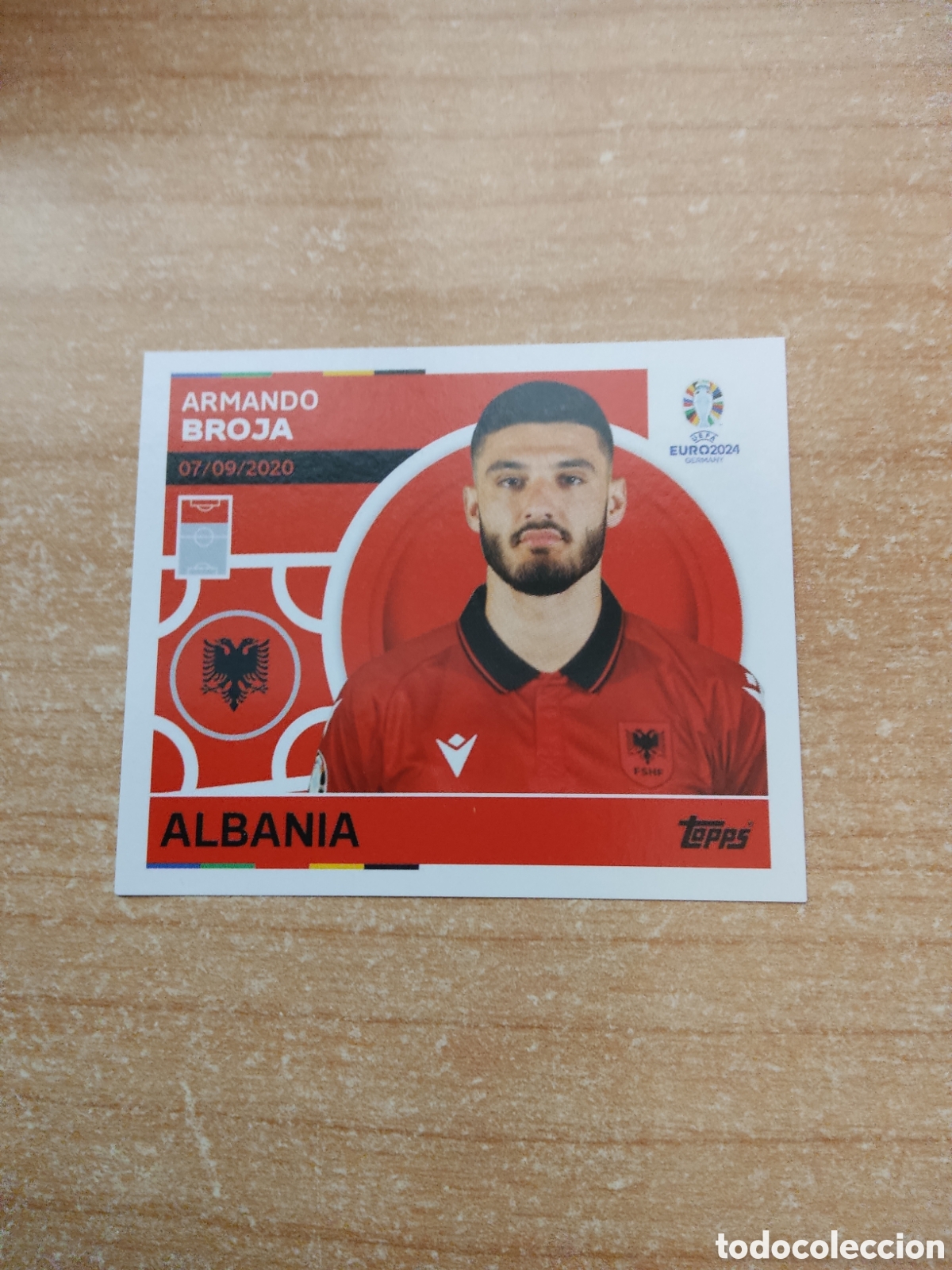 Figurine di Calcio: 21 ARMANDO BROJA ALBANIA EURO 2024 TOPPS