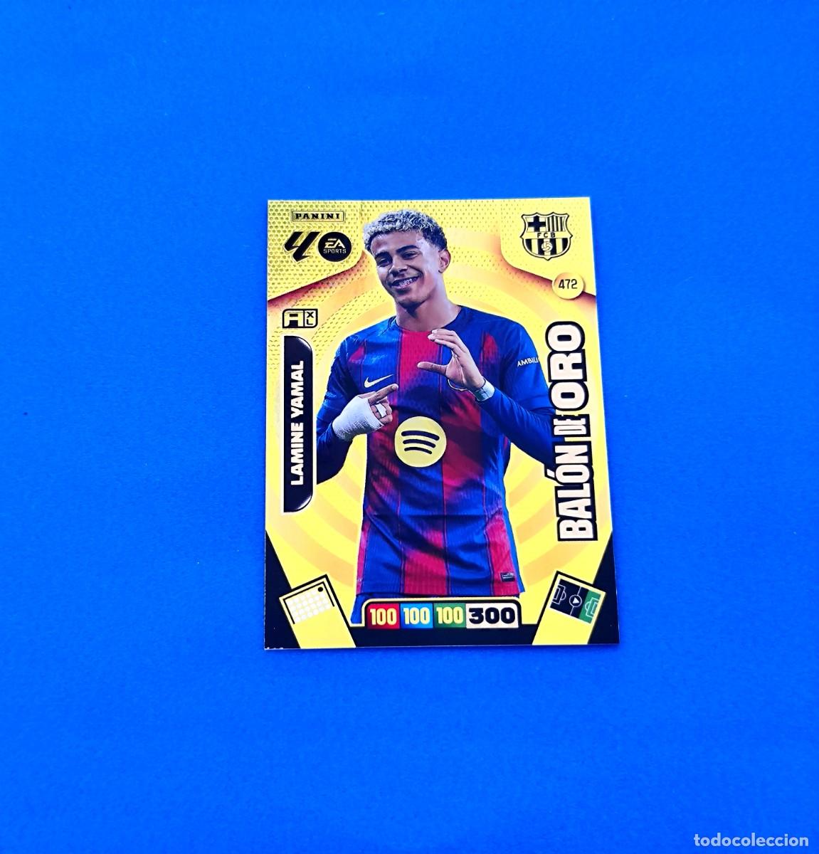 Figurine di Calcio: Adrenalyn 2025 2026 / 25 26 Bal&oacute;n de Oro 472 Lamine Yamal Barcelona
