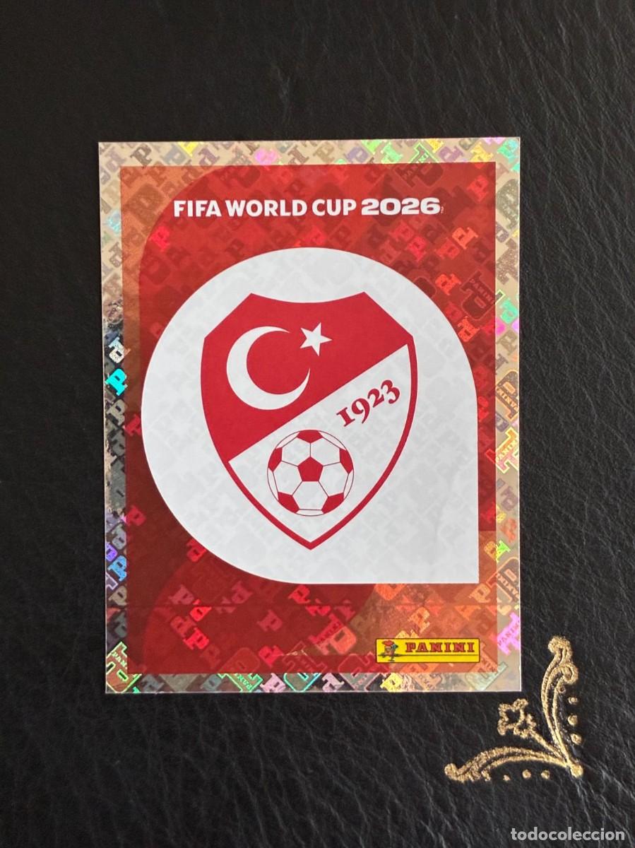 Figurine di Calcio: TUR 1 ESCUDO LOGO TUR1 TURQUIA FIFA WORLD CUP MUNDIAL 2026 26 PANINI