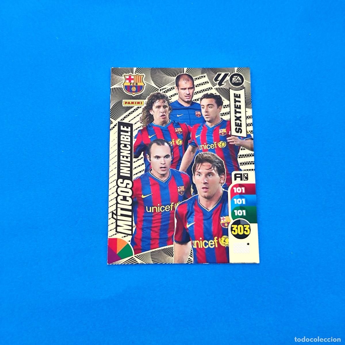 Cartes &agrave; collectionner de Football: Adrenalyn 2024 2025 / 24 25 M&iacute;ticos Invencible Barcelona Sextete