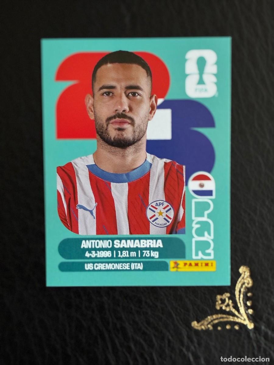 Cartes &agrave; collectionner de Football: PAR 20 ANTONIO SANABRIA PAR20 PARAGUAY FIFA WORLD CUP MUNDIAL 2026 26 PANINI