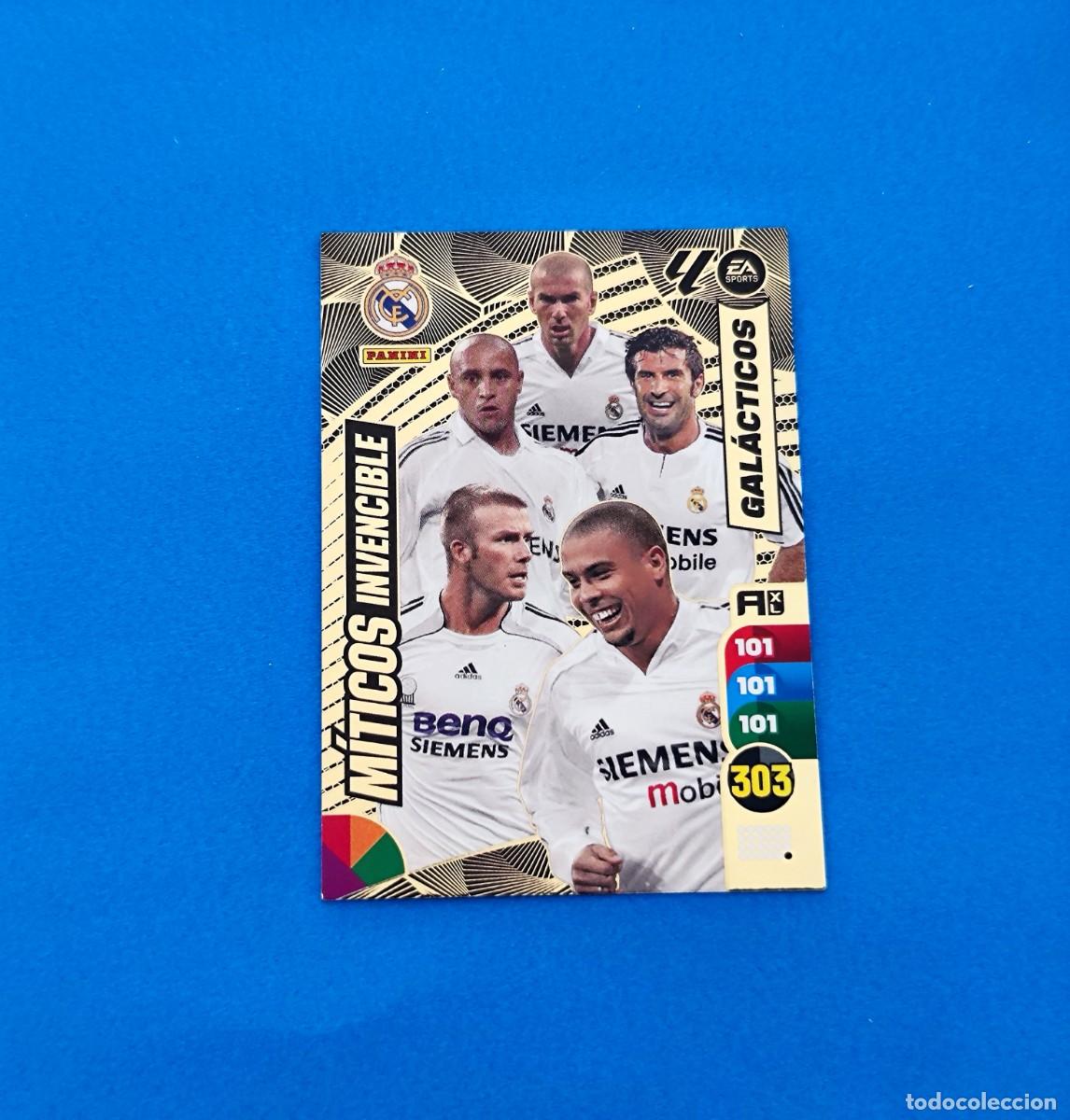 Cromos de f&uacute;tbol: Adrenalyn 2024 2025 / 24 25 M&iacute;ticos Invencible Gal&aacute;cticos Real Madrid