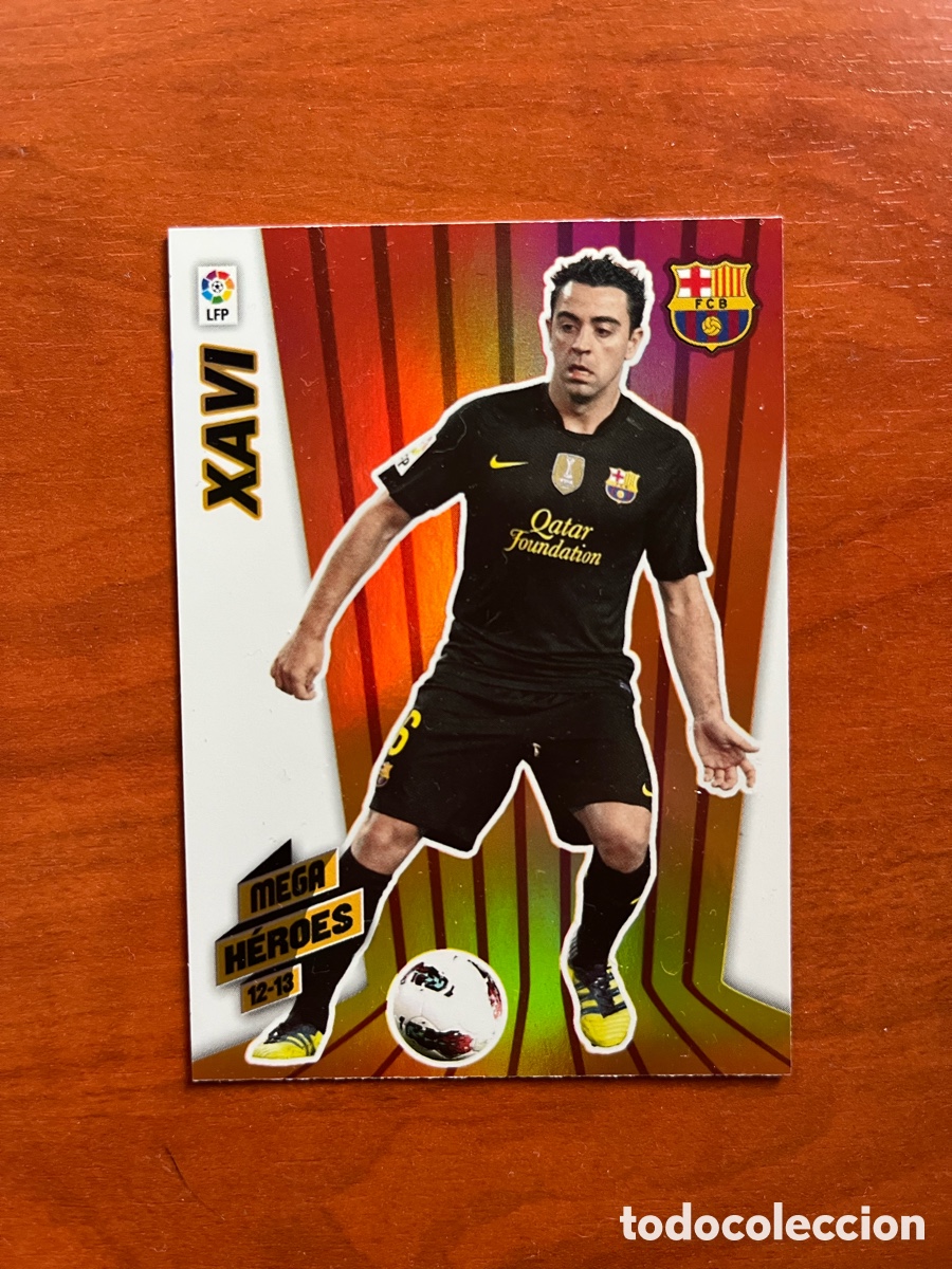 Cromos de Futebol: XAVI MEGA HEROES 387 FC BARCELONA PANINI MEGACRACKS 2012-2013 12 13 CROMO CARTA