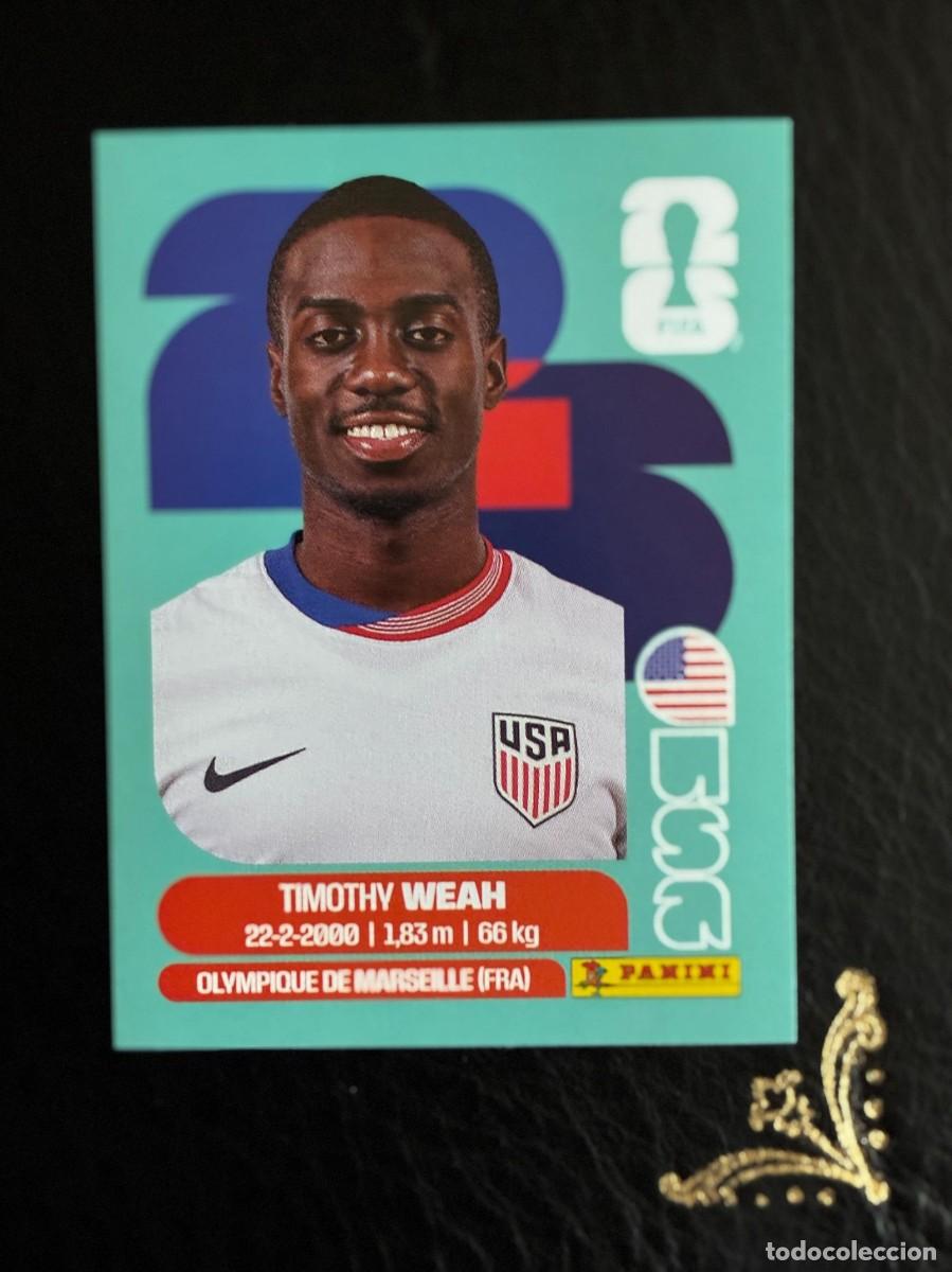 Cromos de Futebol: USA 12 TIMOTHY WEAH USA12 FIFA WORLD CUP MUNDIAL 2026 26 PANINI