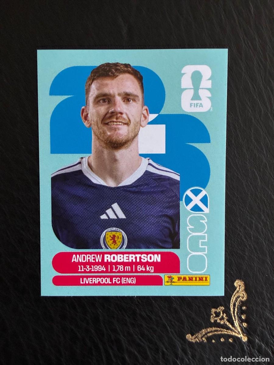Cromos de f&uacute;tbol: SCO 6 ANDREW ROBERTSON SCO6 ESCOCIA FIFA WORLD CUP MUNDIAL 2026 26 PANINI