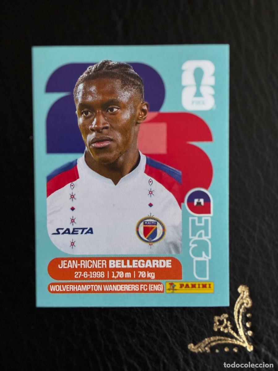 Cromos de f&uacute;tbol: HAI 12 JEAN RICNER BELLEGARDE HAI12 HAITI FIFA WORLD CUP MUNDIAL 2026 26 PANINI