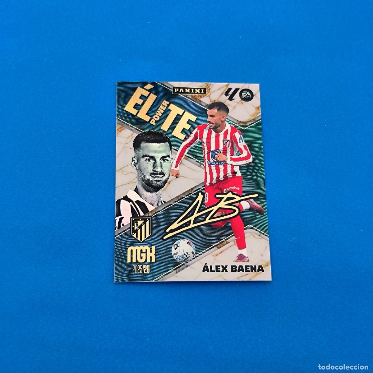 Cromos de f&uacute;tbol: Megacracks 2025 2026 / 25 26 &Eacute;lite Power &Aacute;lex Baena Atl&eacute;tico de Madrid 506