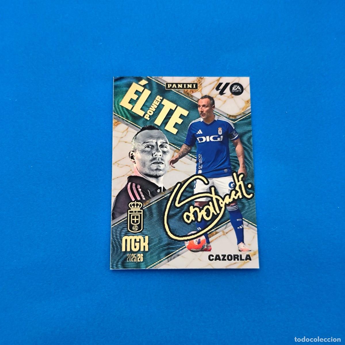 Cromos de f&uacute;tbol: Megacracks 2025 2026 / 25 26 &Eacute;lite Power Cazorla Oviedo 507