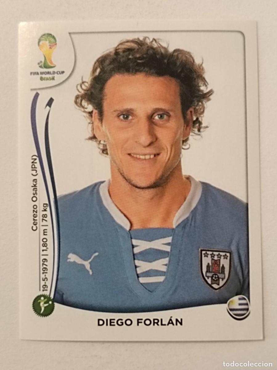 Cromos de f&uacute;tbol: #276 FORLAN (URUGUAY) MUNDIAL BRASIL 2014 PANINI