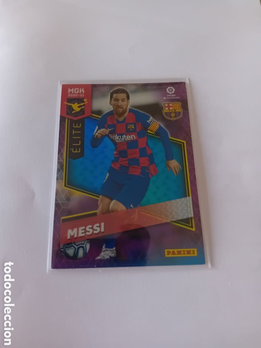 Cromos de f&uacute;tbol: Messi 378 Elite Barcelona Megacracks MGK 2020 2021 Panini Nuevo