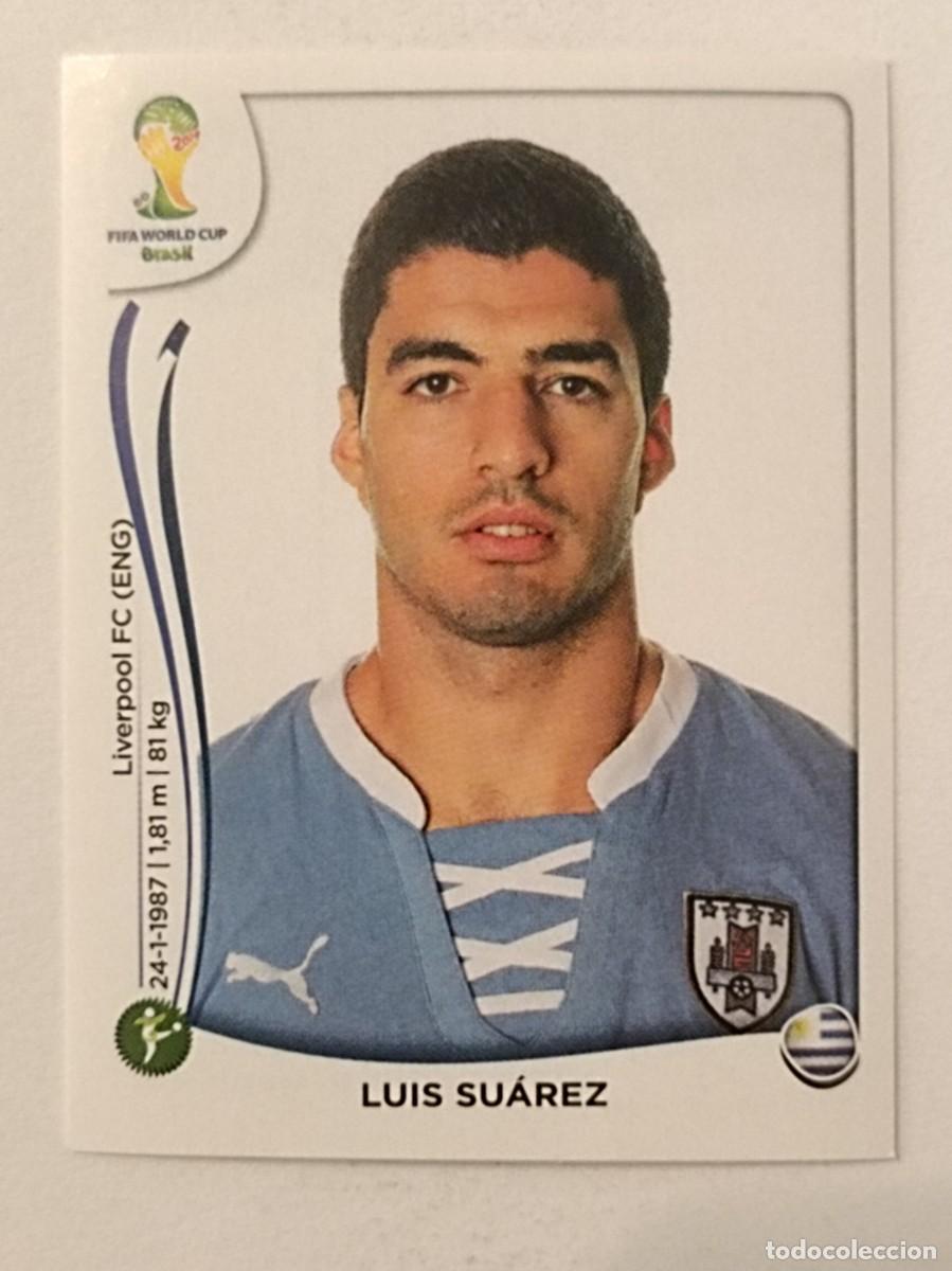 Cromos de f&uacute;tbol: #278 LUIS SUAREZ (URUGUAY) MUNDIAL BRASIL 2014 PANINI
