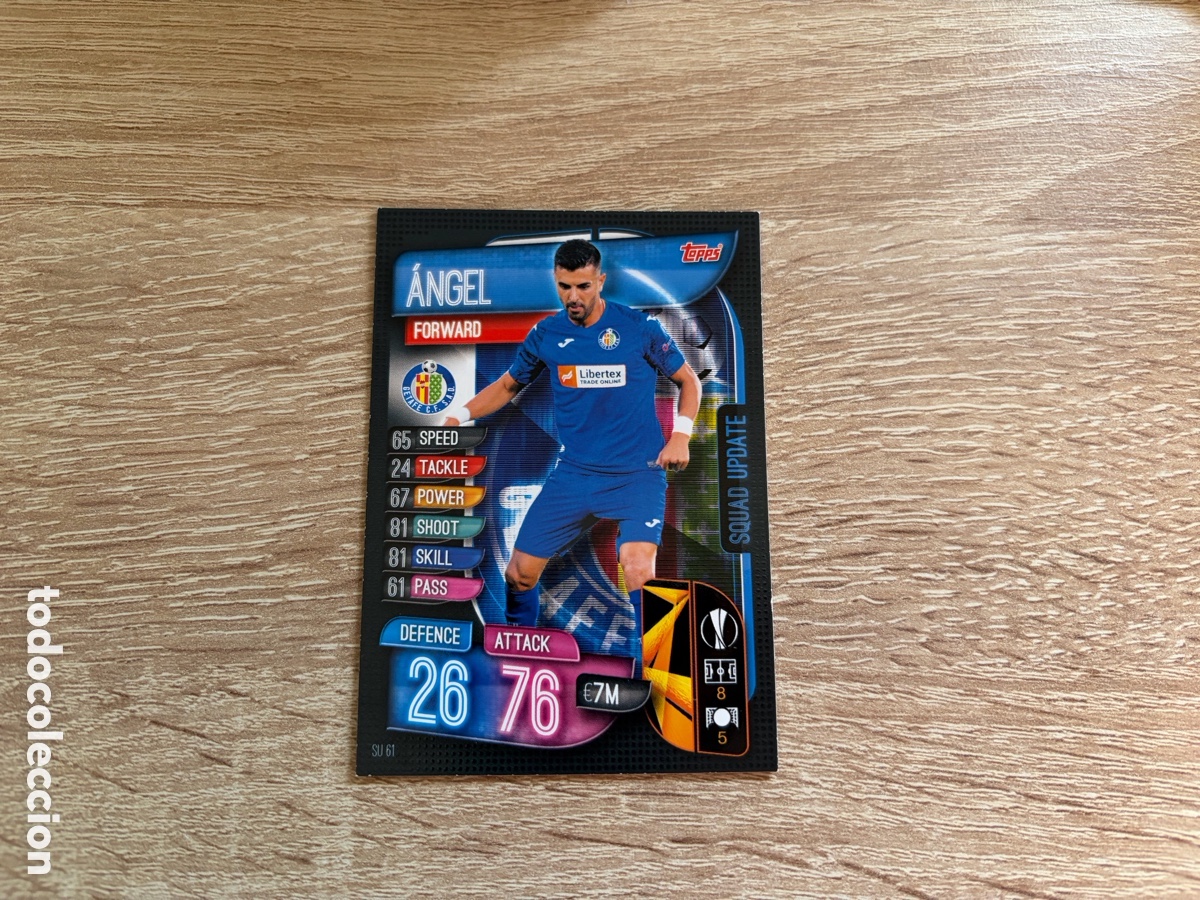 Figurine di Calcio: SU61 &Aacute;NGEL SQUAD UPDATE MATCH ATTAX FUTBOL TOPPS 2019 2020 19 20 GETAFE