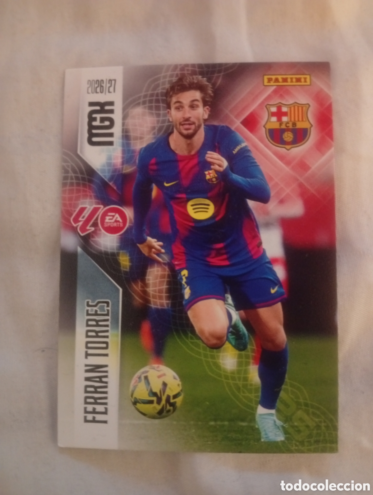 Cromos de f&uacute;tbol: Cromo de Ferr&aacute;n torres MGk 26/27