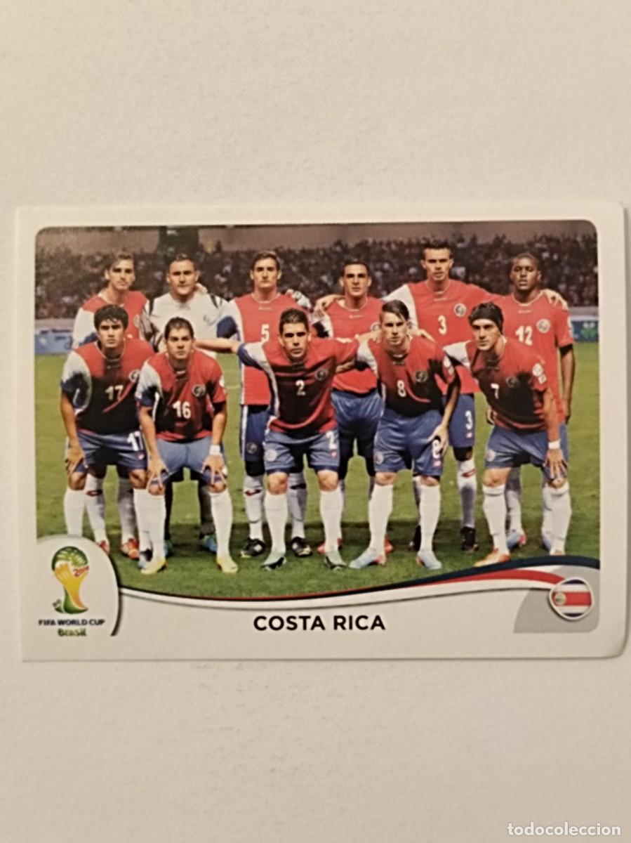 Cromos de f&uacute;tbol: #280 ALINEACION (COSTA RICA) MUNDIAL BRASIL 2014 PANINI
