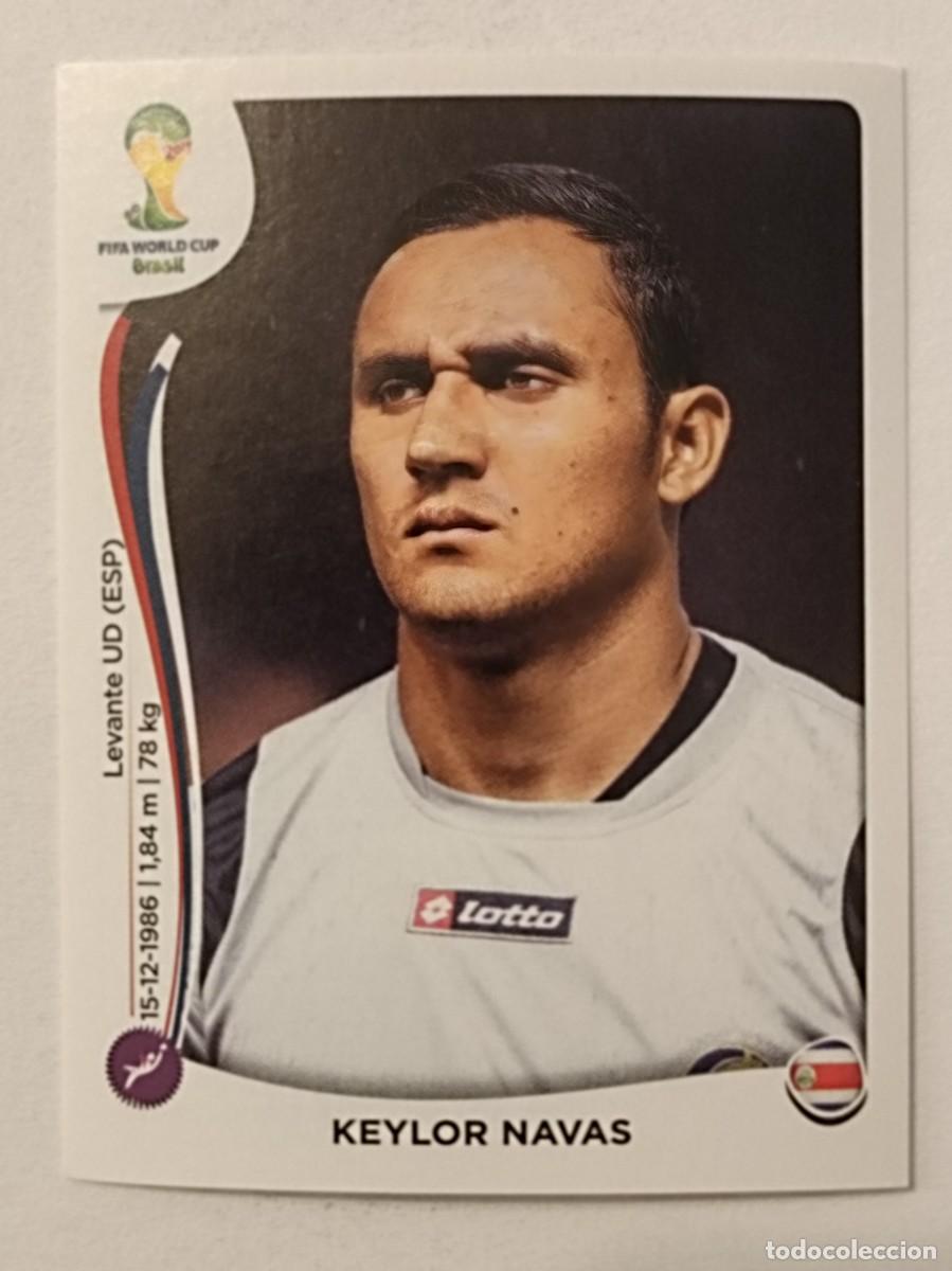 Cromos de f&uacute;tbol: #281 KEYLOR NAVAS (COSTA RICA) MUNDIAL BRASIL 2014 PANINI