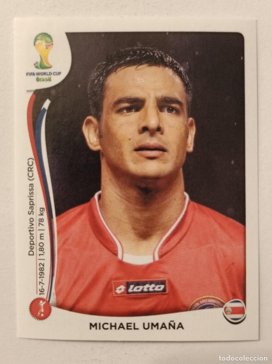 Cromos de f&uacute;tbol: #283 UMA&Ntilde;A (COSTA RICA) MUNDIAL BRASIL 2014 PANINI