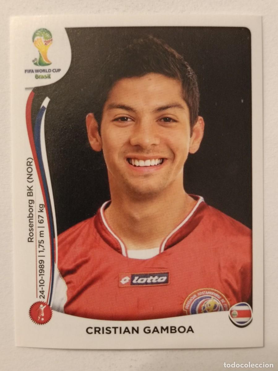 Cromos de f&uacute;tbol: #284 GAMBOA (COSTA RICA) MUNDIAL BRASIL 2014 PANINI