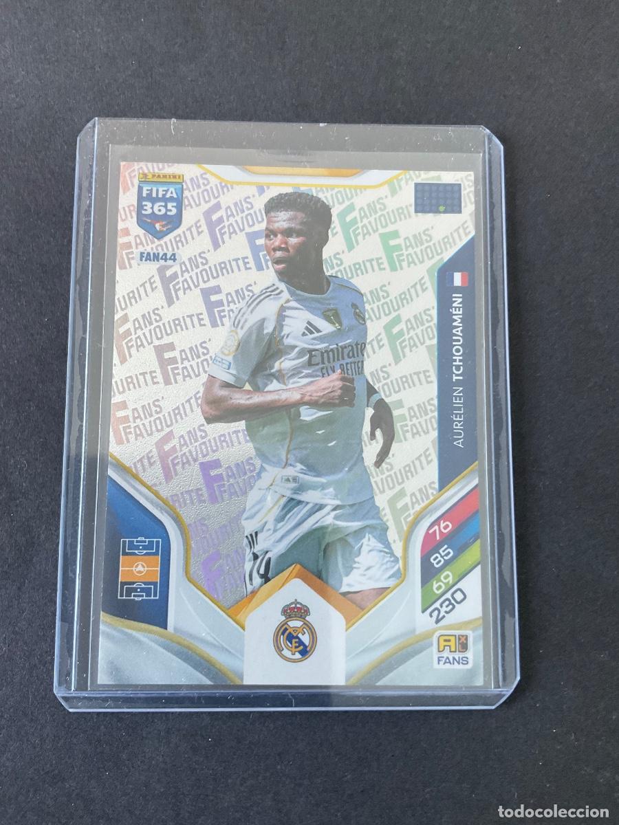 Cromos de f&uacute;tbol: FAN44 - Aurelien Tchouameni - Real Madrid - Fans Favourite Plata - ADREANLYN XL FIFA 2026 ( 26 )