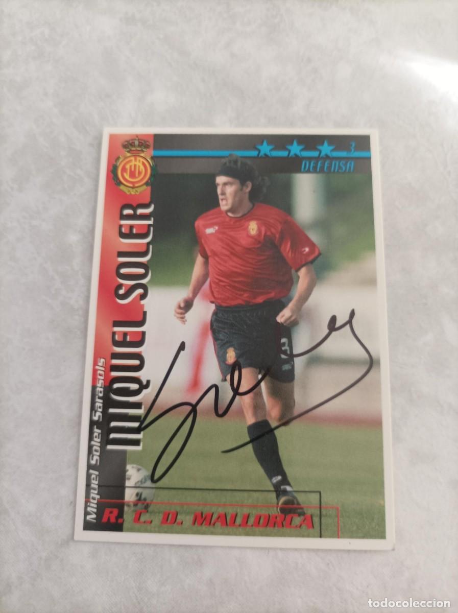 Football Stickers: Cromo futbol firmado Miquel Soler